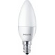 Bec LED E14 5.5W Lumanare Philips
