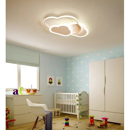 Lustra LED Cloud pentru Copii  50W cu 3 Functii