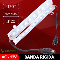 Banda LED Rigida 12V Cu Suport Din Plastic