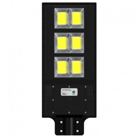 Lampa LED Iluminat Stradal 100W cu Panou Solar Monocristaline si Senzor de Miscare