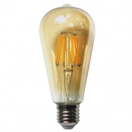 Bec Vintage LED E27 Filament Amber ST45 1W